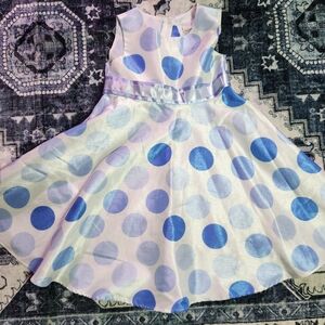 Perfectly Dressed Blue A-Line Sleeveless Dress